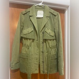 Anthropologie utility Jacket. Excellent condition.  Barely worn. Size small.